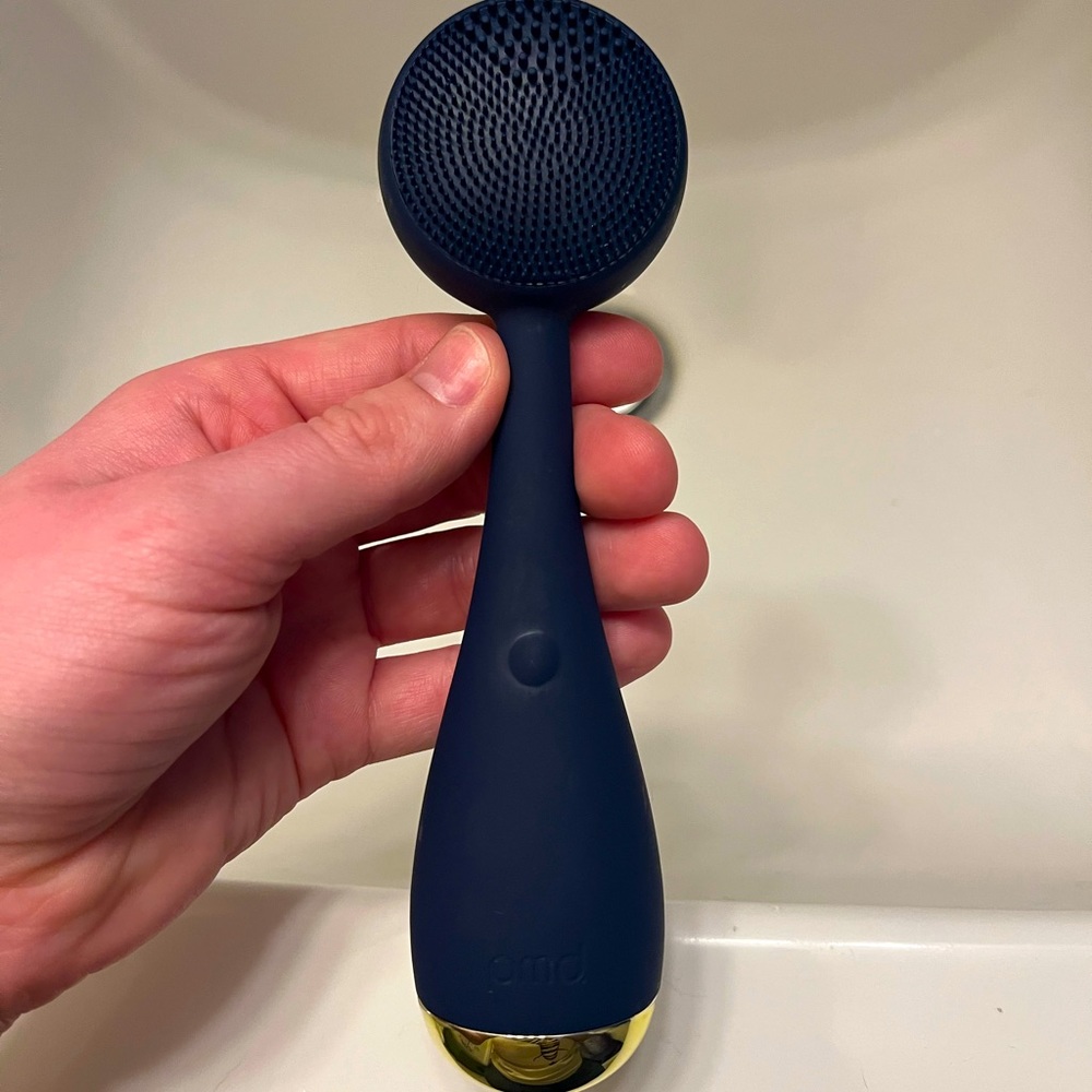 Navy Blue PMD Smart Facial Cleansing Device (used once)